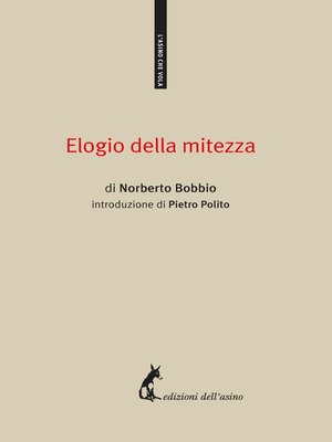 cover image of Elogio della mitezza